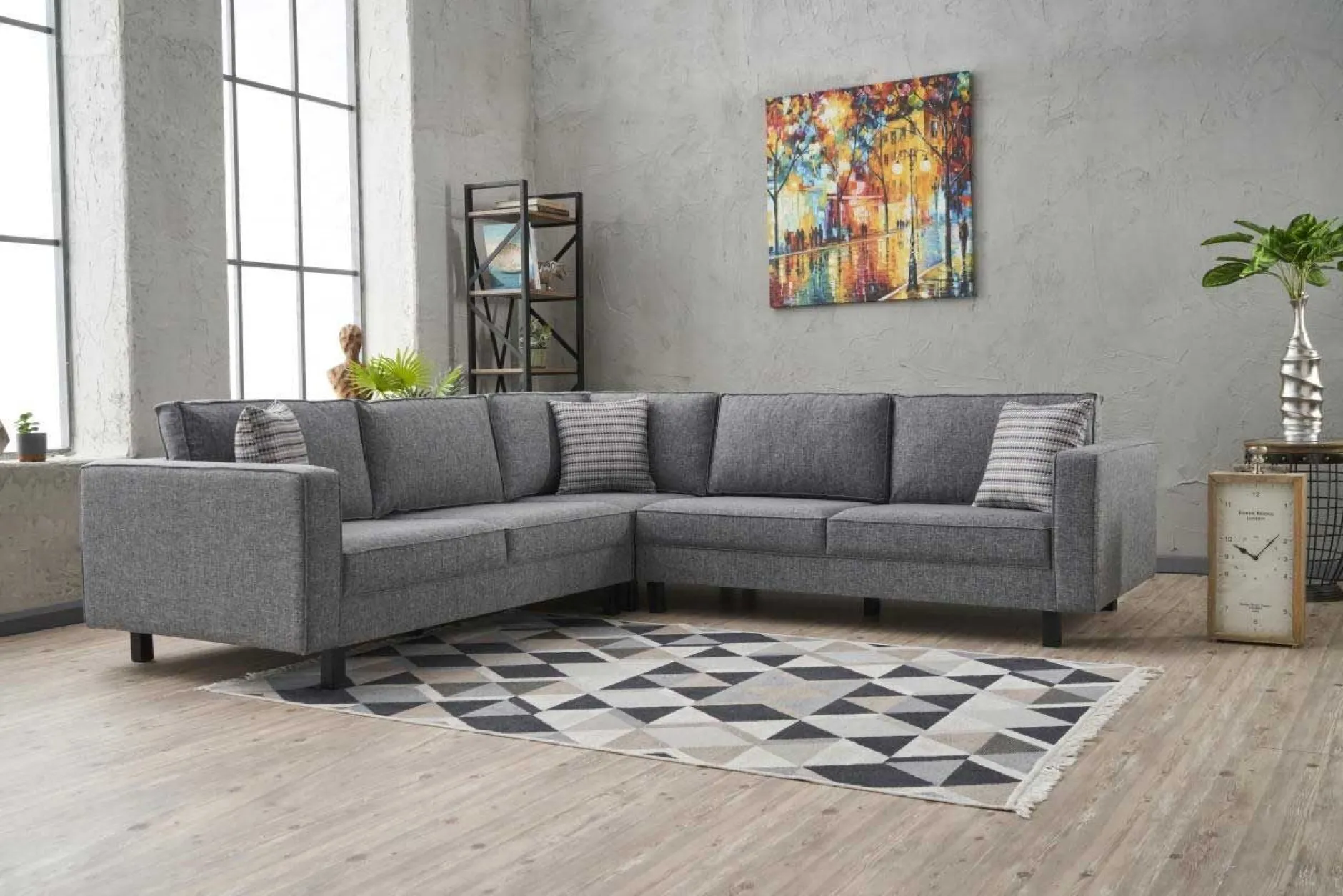 Kale Ecksofa | BUCHENHOLZ | Grau