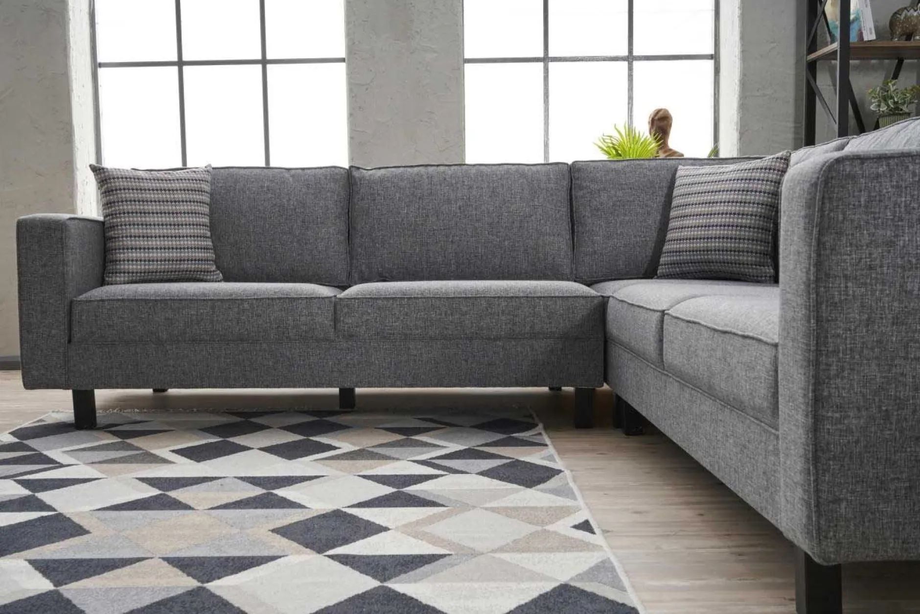Kale Ecksofa | BUCHENHOLZ | Grau