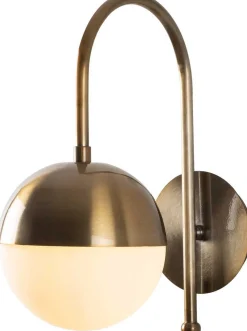Karsor Wandleuchte | METALLGEHÄUSE | Vintage, Weiß