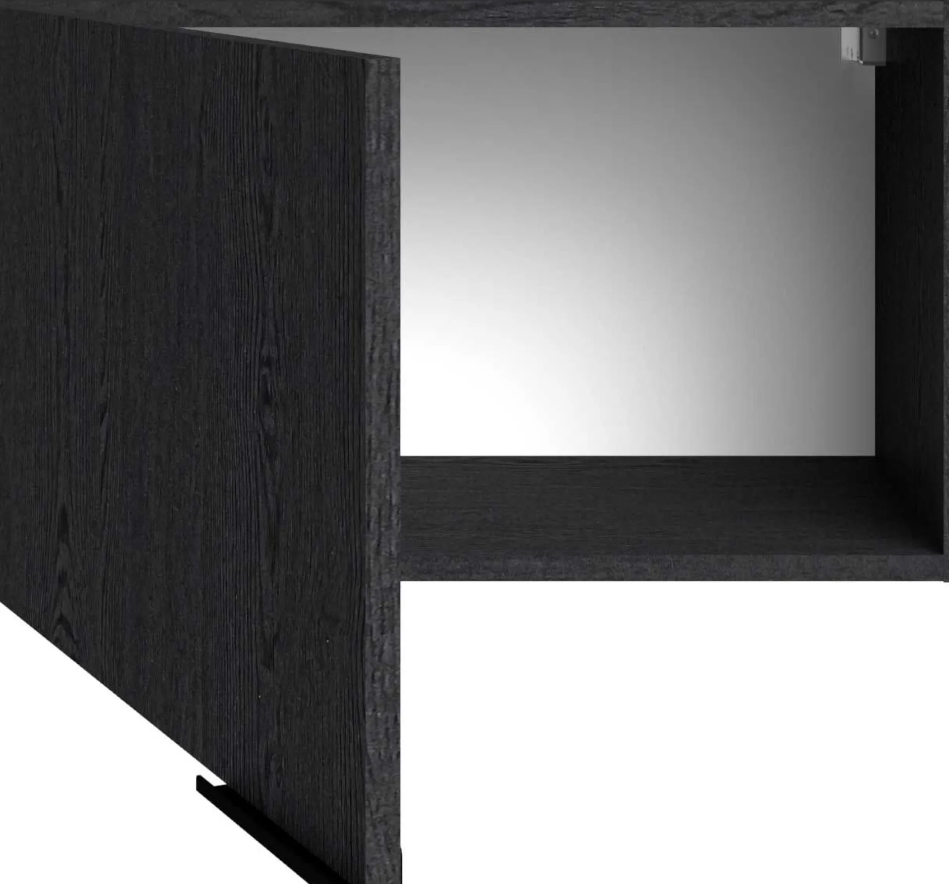 Küchenhängeschrank Anna - 60x36x35cm - Eiche schwarz Dekor