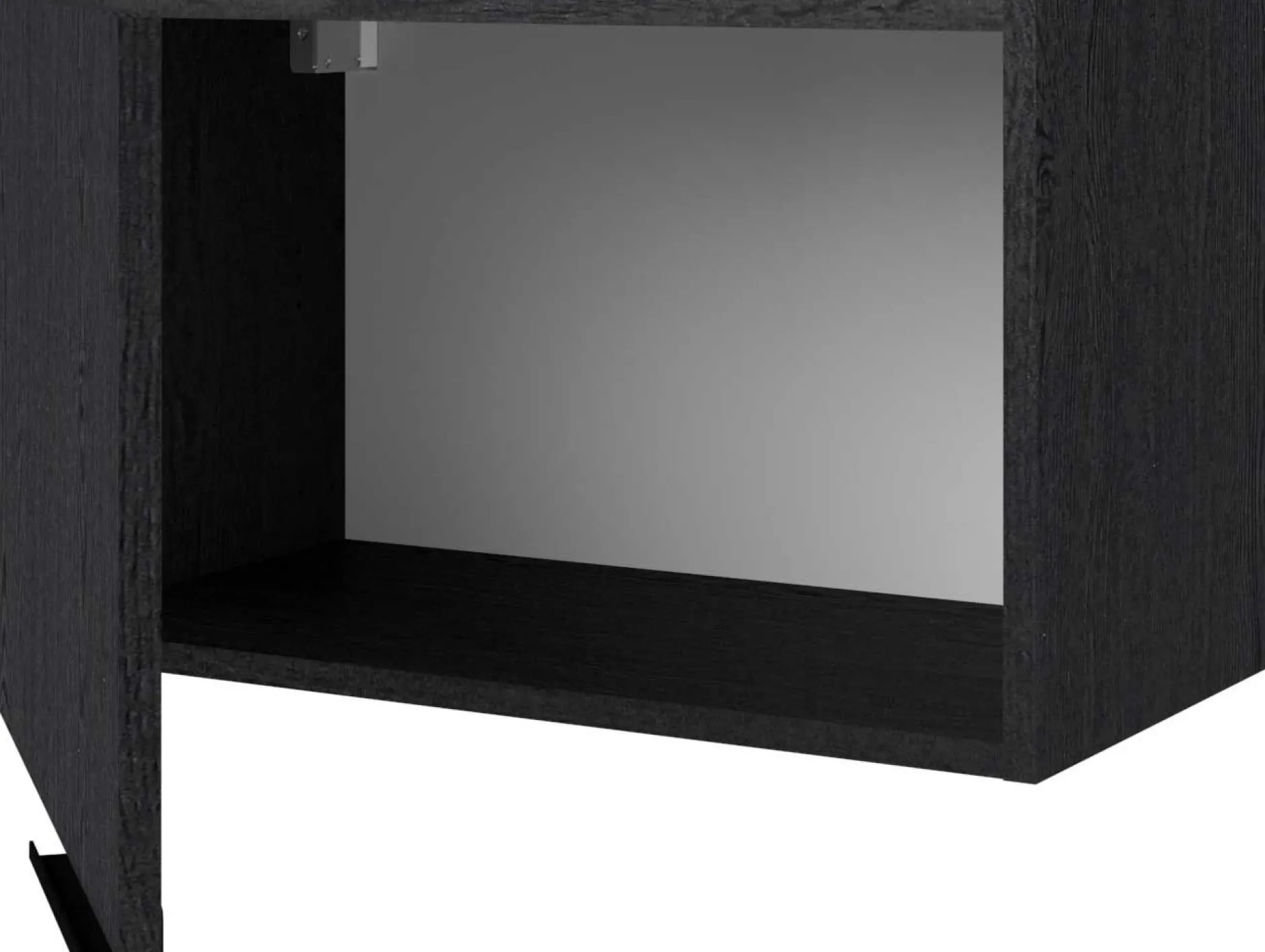 Küchenhängeschrank Anna - 60x36x35cm - Eiche schwarz Dekor