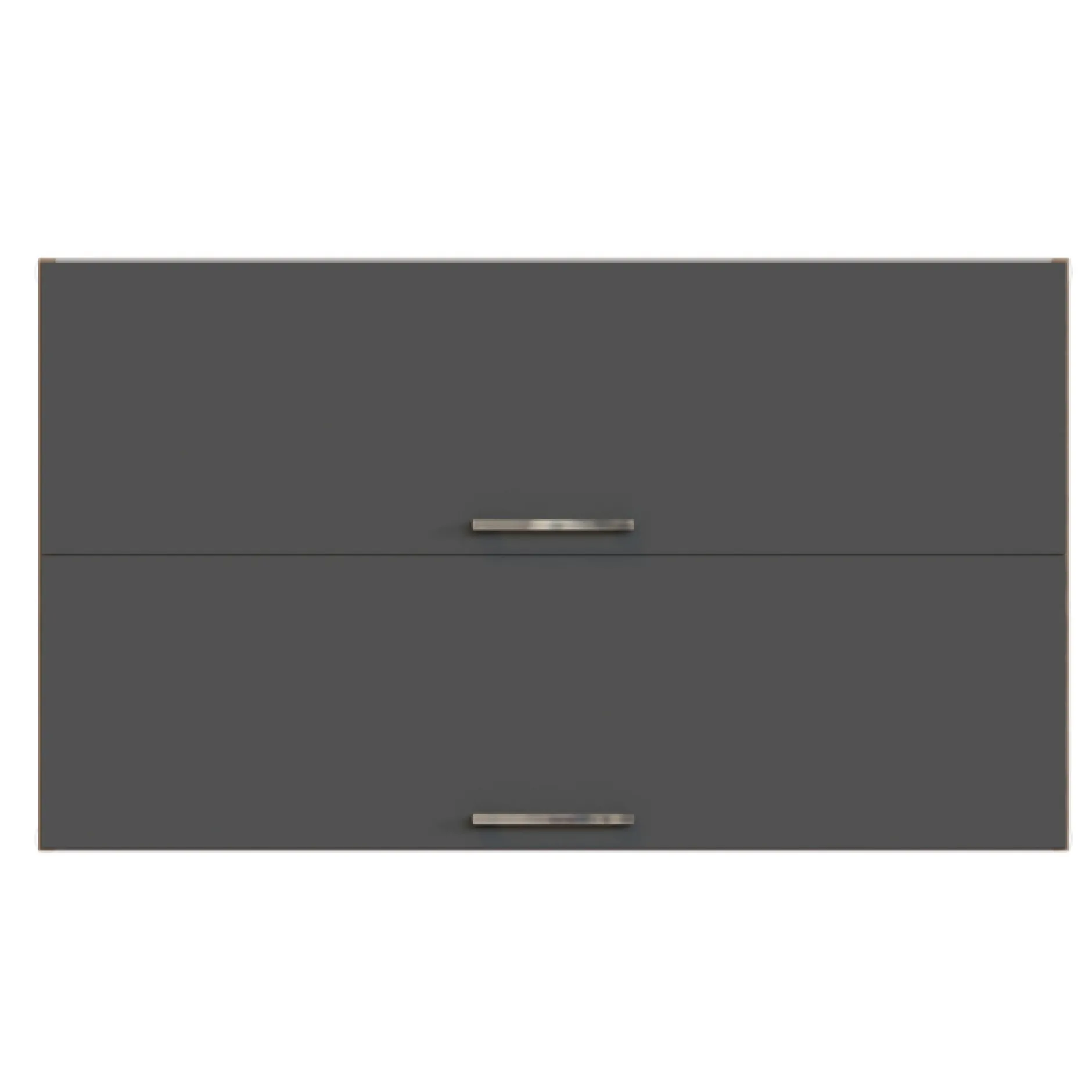 Küchenhängeschrank Sorrella 100cm mit 2 Flügeltüren - anthrazit/eiche