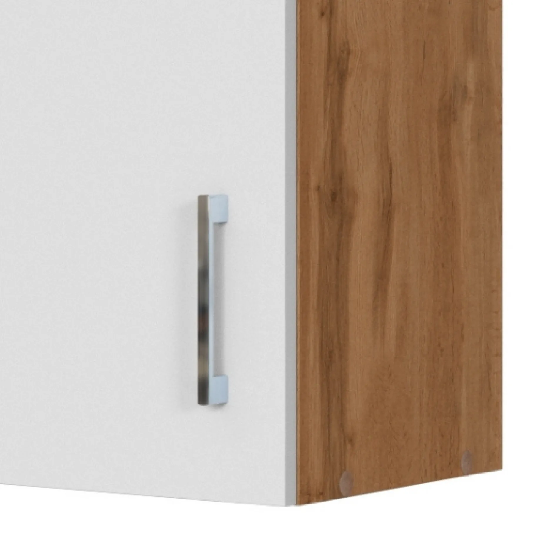 Küchenhängeschrank Sorrella 50cm 1 Tür - weiß/Eiche