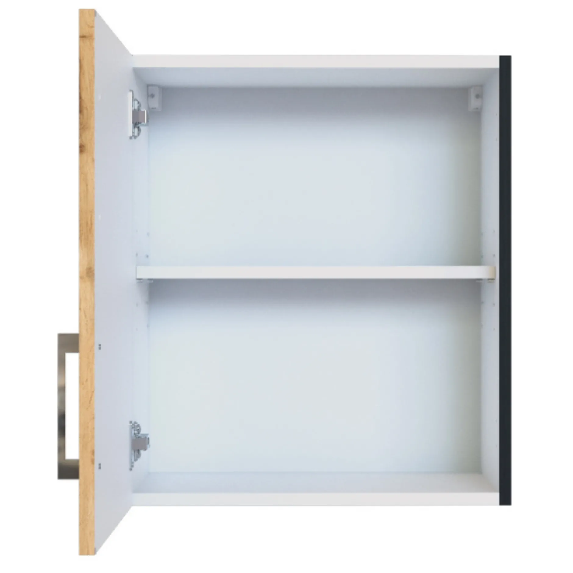 Küchenhängeschrank Sorrella 50cm 1 Tür - Eiche/Graphit