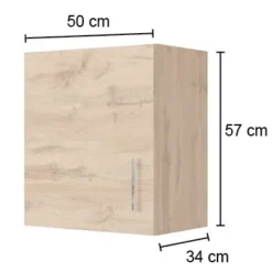 Küchenhängeschrank Sorrella 50cm 1 Tür - Eiche