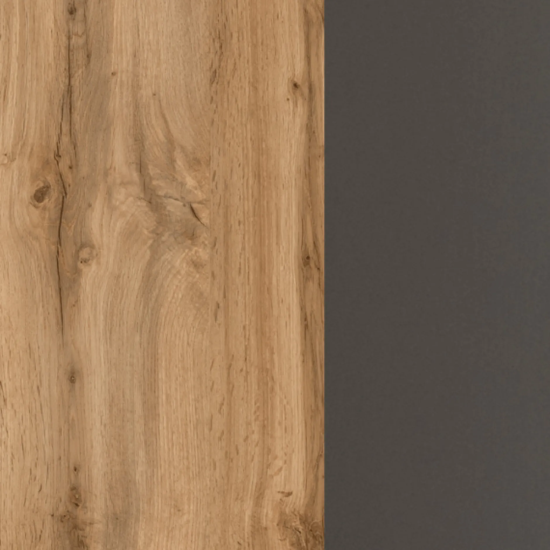 Küchenhängeschrank Sorrella 40cm 1 Tür - Eiche/Graphit