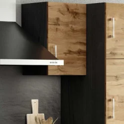 Küchenhängeschrank Sorrella 40cm 1 Tür - Eiche/Graphit