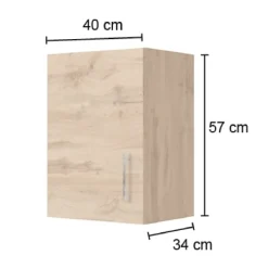 Küchenhängeschrank Sorrella 40cm 1 Tür - Eiche