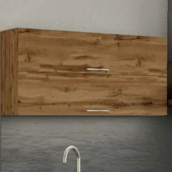Küchenhängeschrank Sorrella 110cm mit 2 Flügeltüren - Eiche