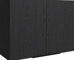 Küchenoberschrank Anna - 80x36x58cm - 2 Türen - Eiche schwarz Dekor