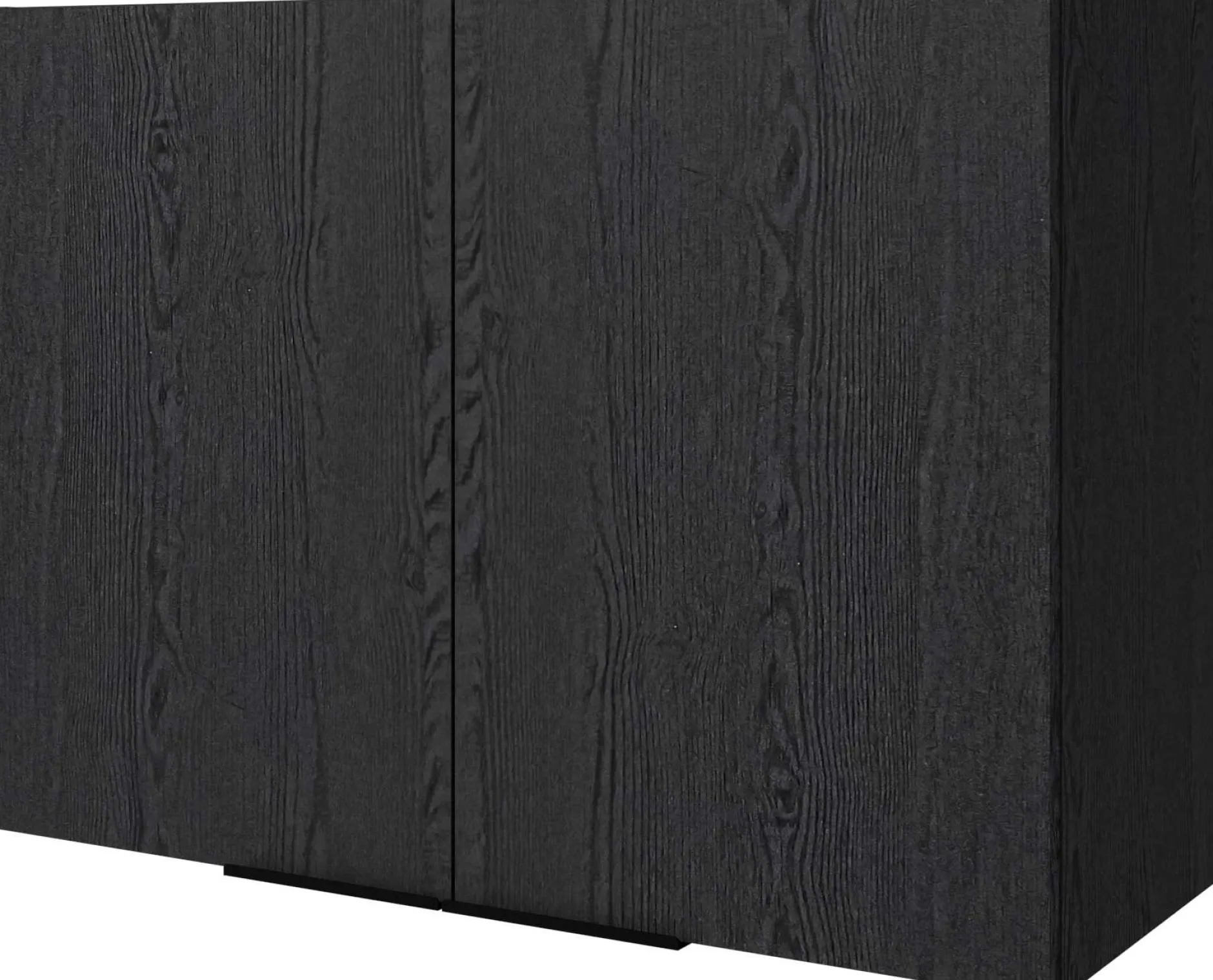 Küchenoberschrank Anna - 80x36x58cm - 2 Türen - Eiche schwarz Dekor
