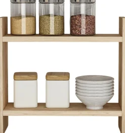 Küchenregal Denver - 100% MELAMINE - Atlantische Kiefer - 34 x 10 x 30 cm