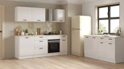 Küchenschrank Bianco - 60x60x90cm - 3 Schubladen - Hochglanz weiß