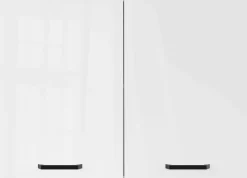 Küchenschrank Bianco - 80x36x58cm - 2 Türen - Hochglanz weiß