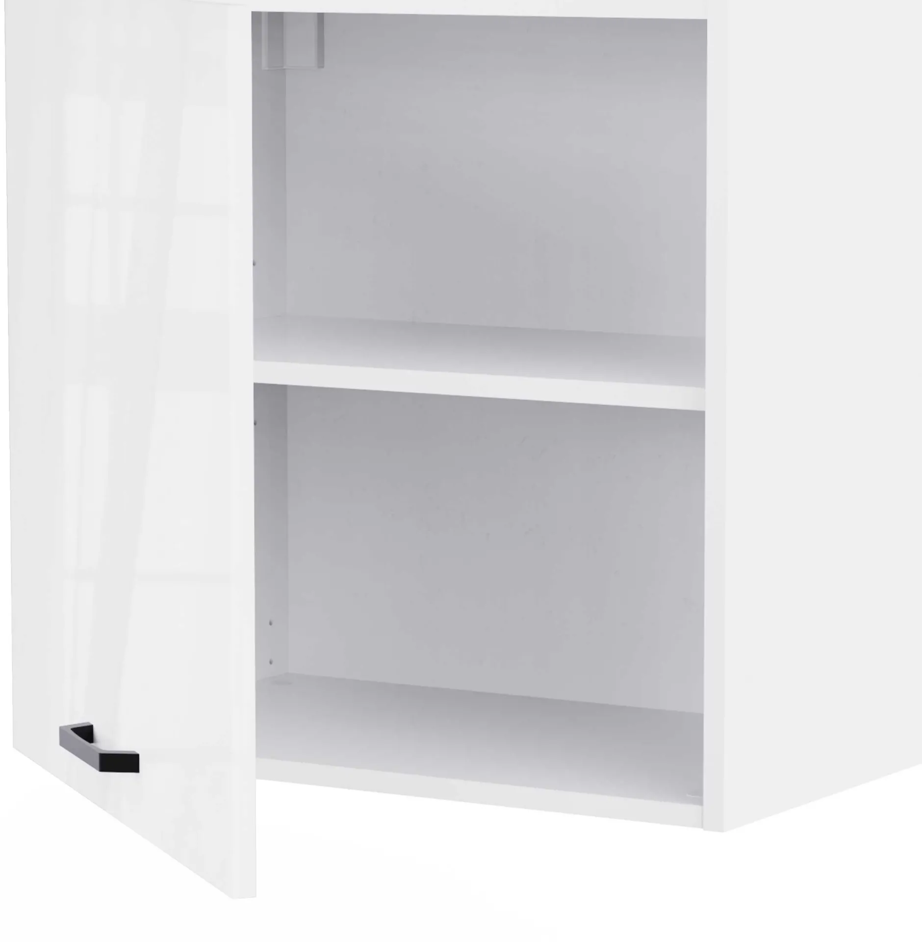 Küchenschrank Bianco - 60x36x58cm - 1 Tür - Hochglanz weiß