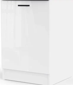 Küchenschrank Bianco - 60x60x90cm - 1 Tür - Hochglanz weiß