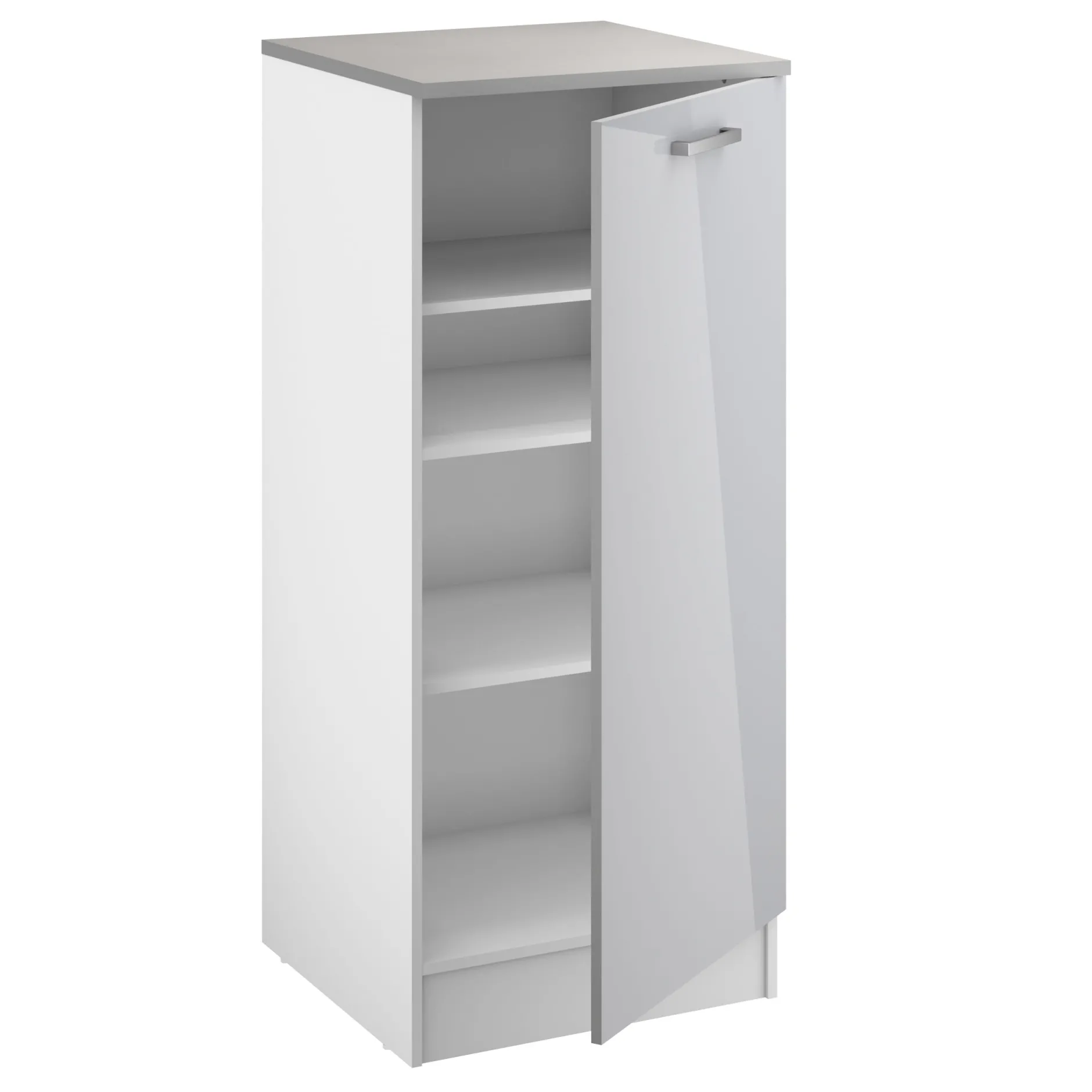 Küchenschrank Eli 60x141 mit Tür - grau