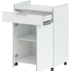 Küchenschrank Urbain mit Rädern - weiß