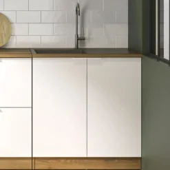 Küchenunterschrank Eden | 80 x 60 x 86 cm | Helvezia Oak Design