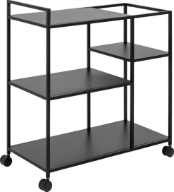 Küchenwagen Nebas 78cm - schwarz