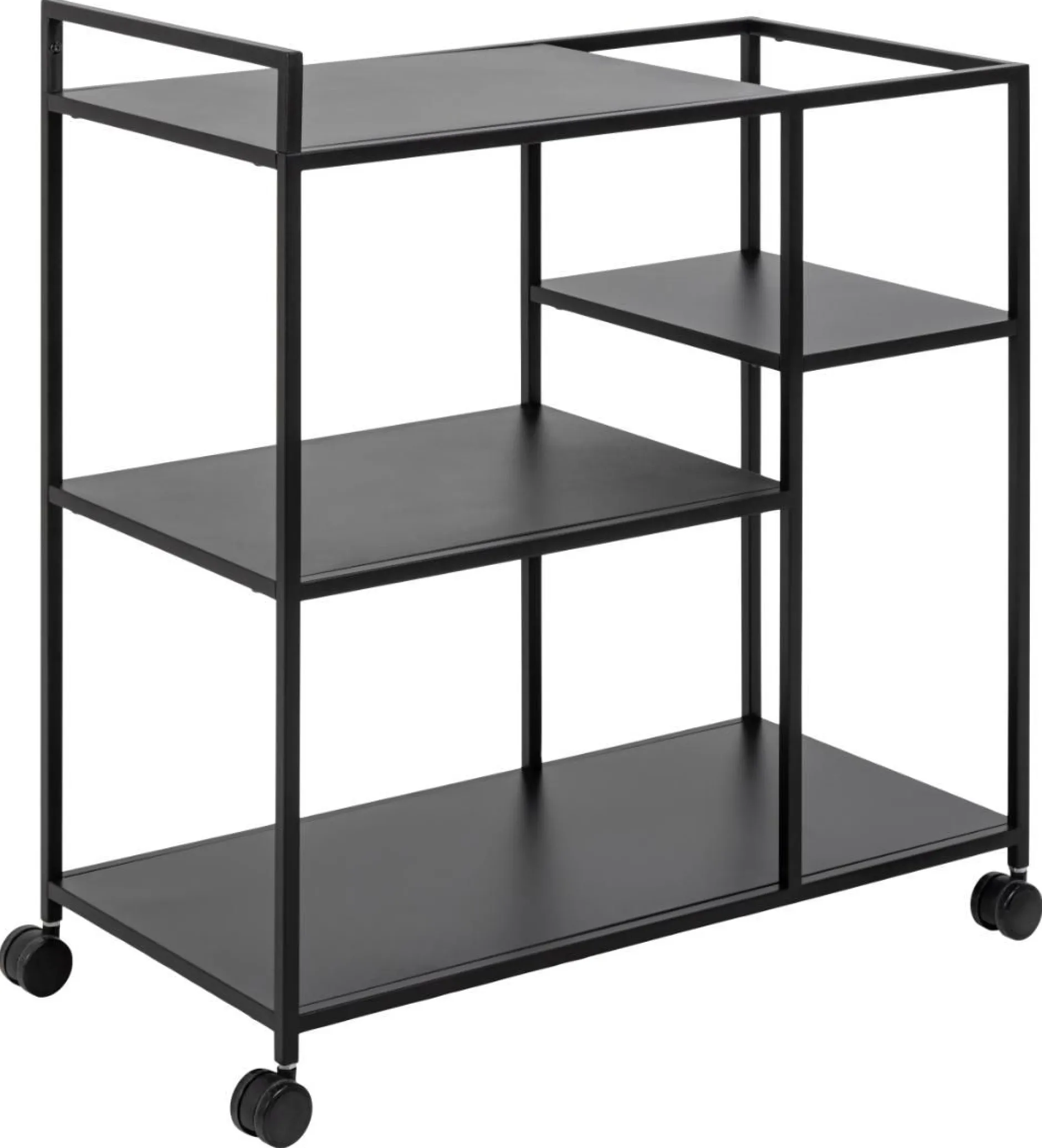 Küchenwagen Nebas 78cm - schwarz