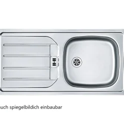 Küchenzeile in L-Form Sorrella 210cm mit Backofen und Geschirrspüler - anthrazit/ocker