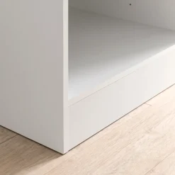 Küchenzeile Ragnar 320cm mit Backofen und Kühlschrank - Hochglanz weiß