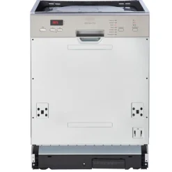 Küchenzeile Ragnar 370cm mit Backofen, Mikrowelle, Geschirrspüler und Kühlschrank - hochglänzend weiß