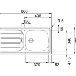 Küchenzeile Ragnar 300cm mit Geschirrspüler und Backofen - Hochglanz weiß