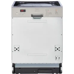 Küchenzeile Ragnar 330cm mit Geschirrspüler, Backofen und Kühlschrank - Hochglanz anthrazit