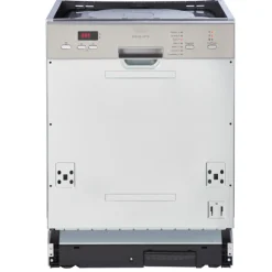 Küchenzeile Ragnar 340cm mit Geschirrspüler, Backofen und Kühlschrank - hochglänzend weiß
