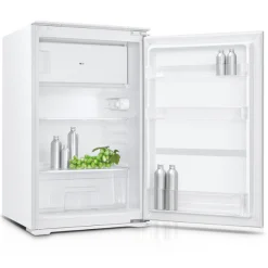 Küchenzeile Ragnar 340cm mit Geschirrspüler, Backofen und Kühlschrank - hochglänzend weiß