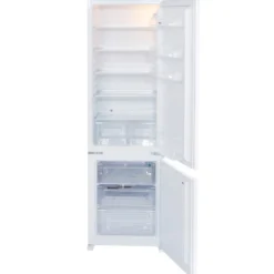 Küchenzeile Ragnar 380cm mit Kühl-Gefrierkombination und Backofen - Hochglanz weiß