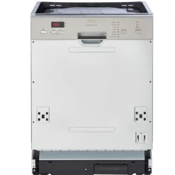 Küchenzeile Ragnar 330cm mit Kühlschrank, Backofen und Geschirrspüler - hochglänzend weiß