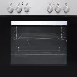 Küchenzeile Ragnar 270cm mit Mikrowelle, Kühlschrank und Backofen - Hochglanz anthrazit