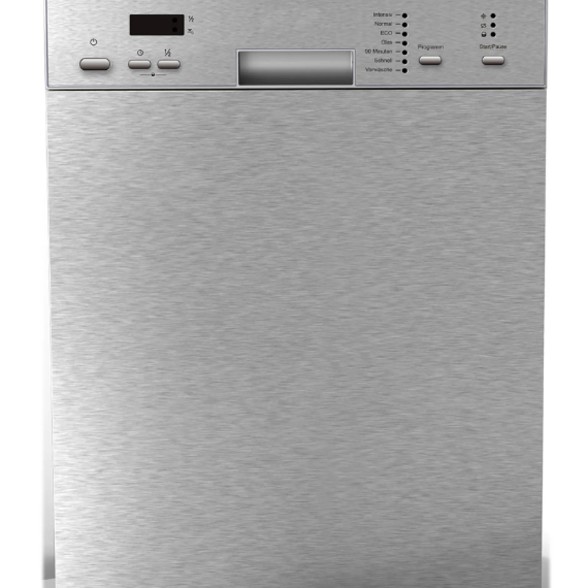 Küchenzeile Ragnar 280cm mit Mikrowelle, Kühlschrank, Backofen und Geschirrspüler - hochglänzend weiß