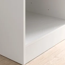 Küchenzeile Ragnar 390cm mit Platz für Kühl-Gefrierkombination, Backofen und Geschirrspüler - hochglänzend weiß
