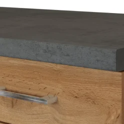 Küchenzeile Sorrella 210cm mit Platz für Backofen - Eiche