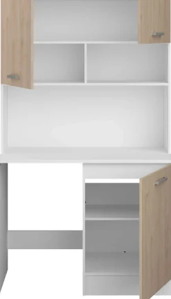 Küchenzeile Unya - 120x60x203cm - 3 Türen - Eiche Dekor