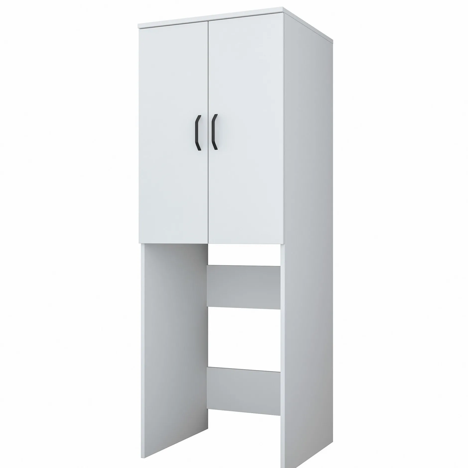 KD110 Waschmaschinenschrank | 100 % MELAMIN | Weiß