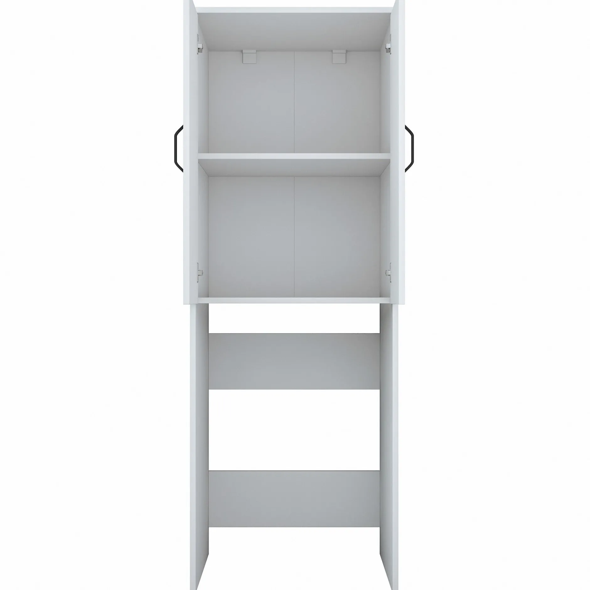 KD110 Waschmaschinenschrank | 100 % MELAMIN | Weiß