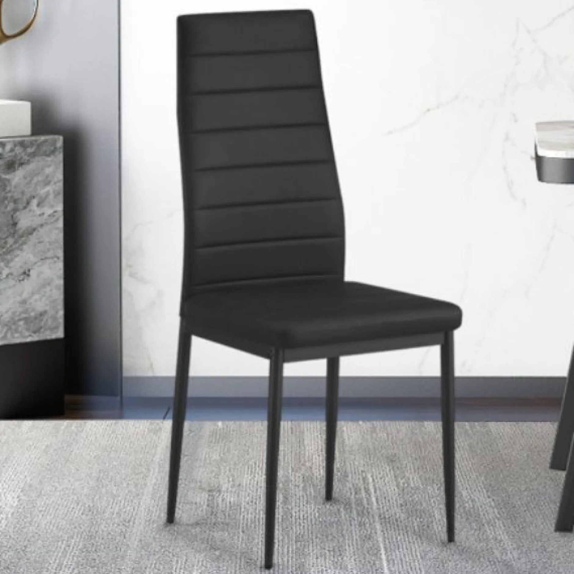 Kenzo Stuhl | 41 x 48 x 96 cm | Schwarz
