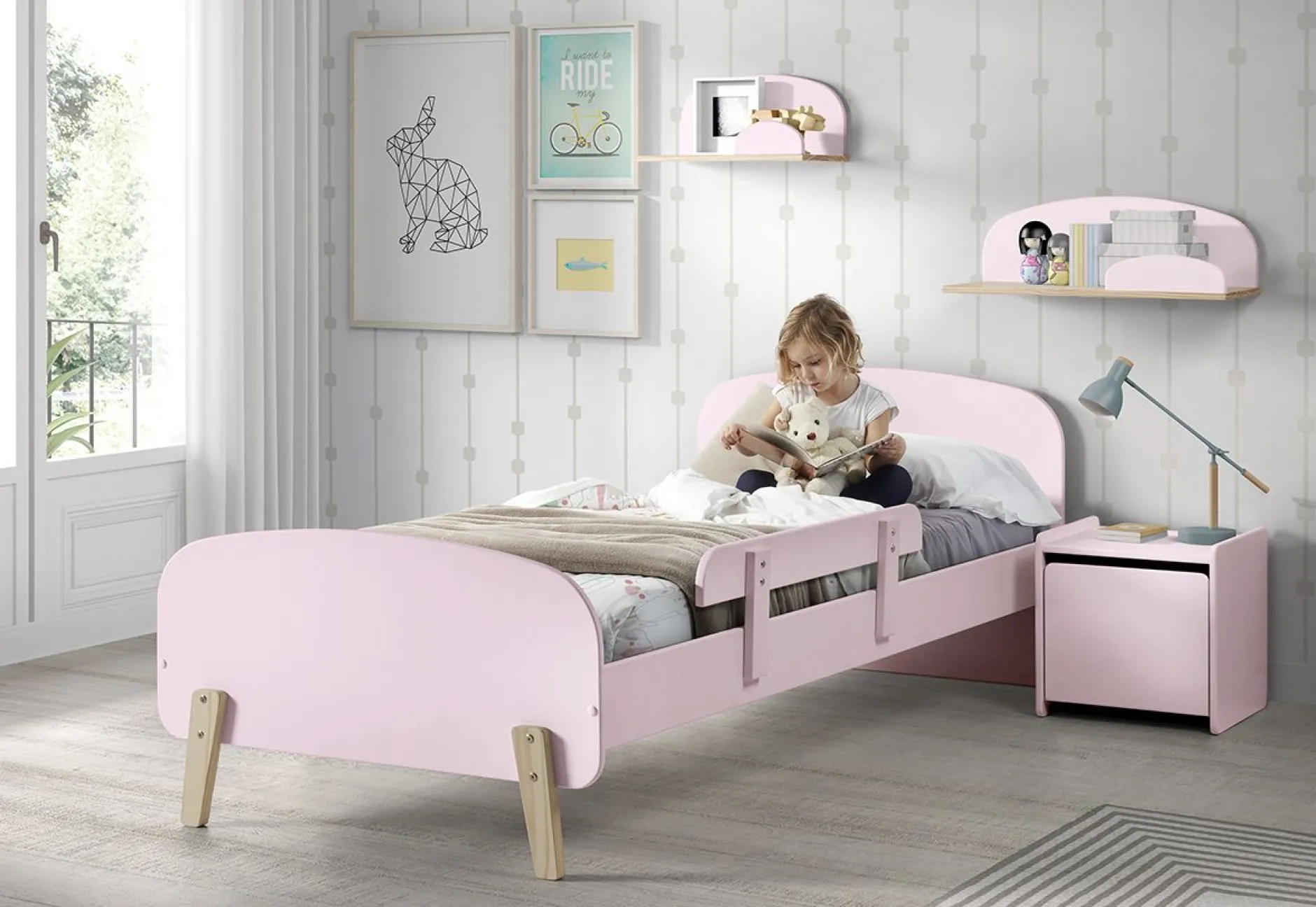 Kiddy Bettgitter - rosa