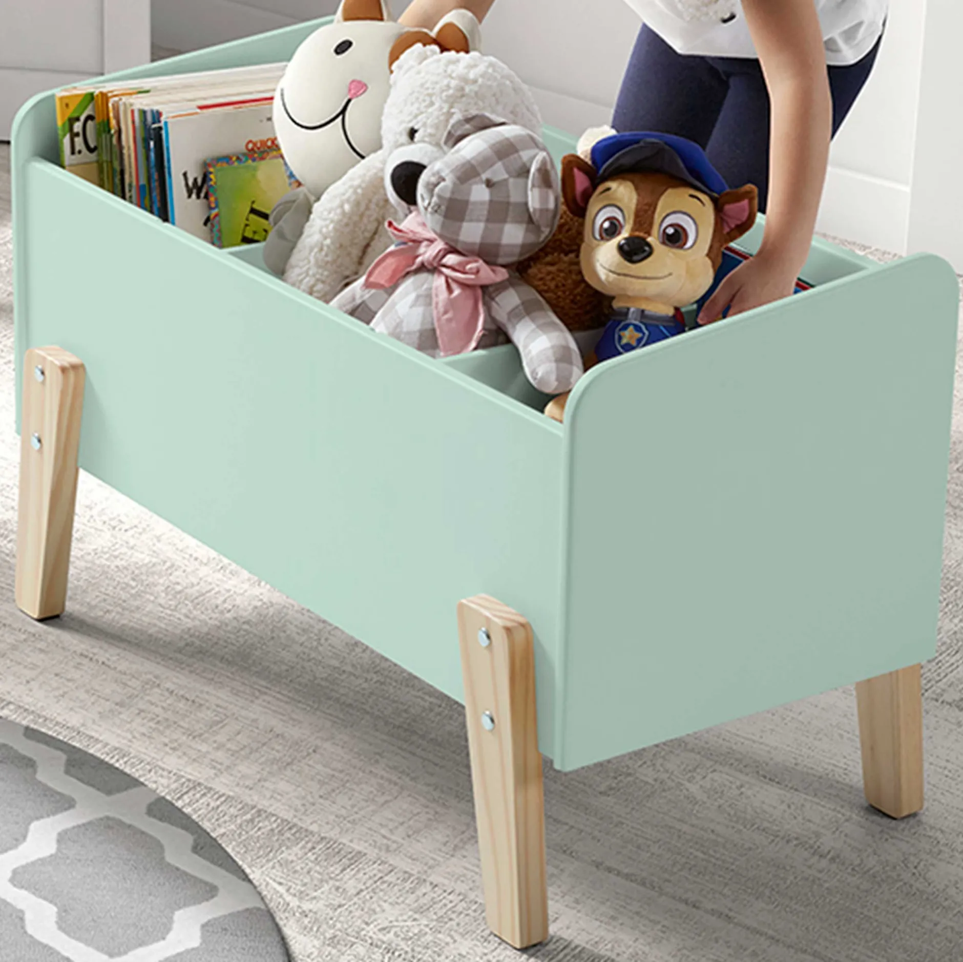 Kiddy Spielzeugkiste - mintgrün