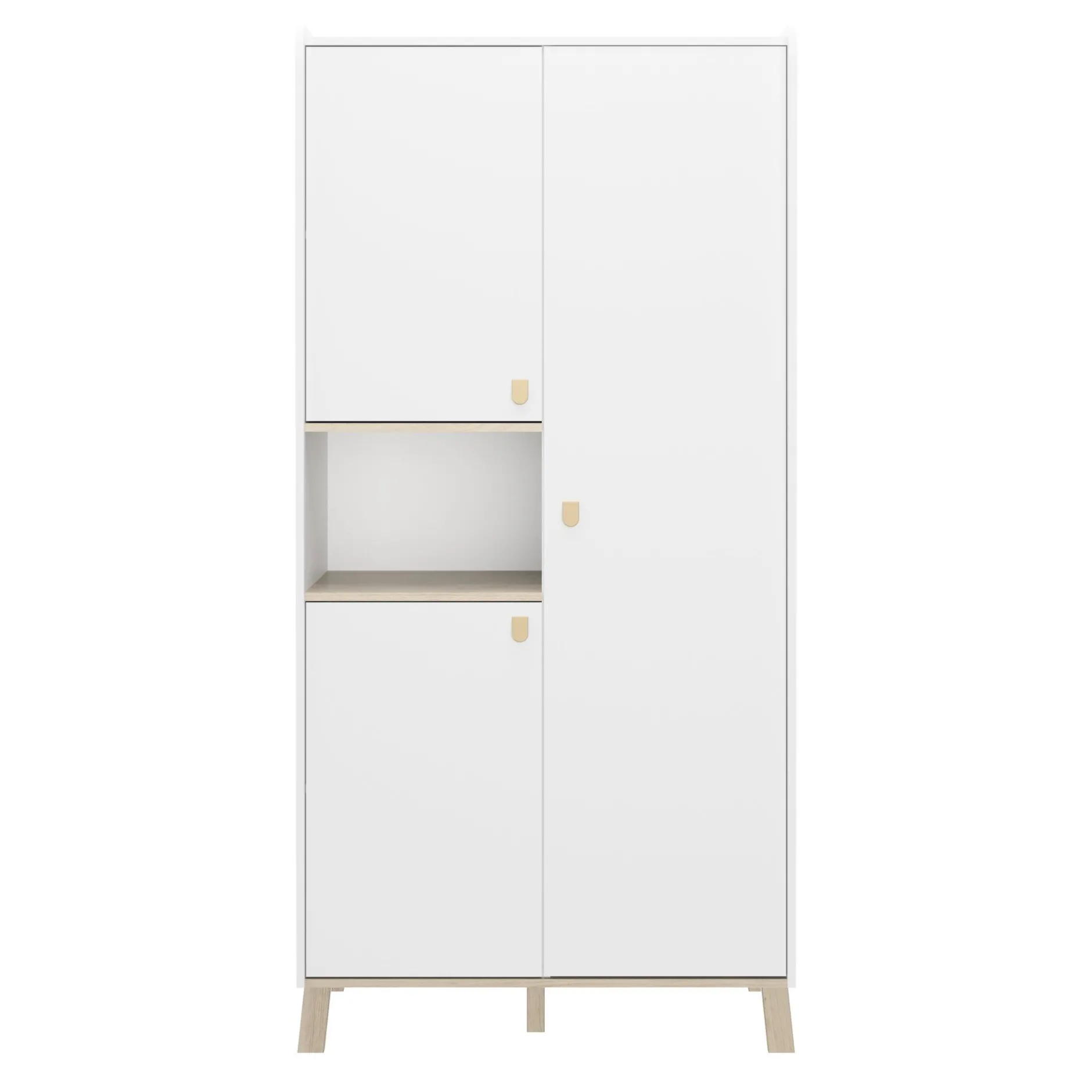 Kindergarderobe Aaron | 94 x 58 x 194 cm | Weiß