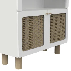 Kindergarderobe Ochna | 78,2 x 34,5 x 175,5 cm | Weiß