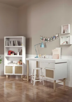 Kindergarderobe Ochna | 78,2 x 34,5 x 175,5 cm | Weiß