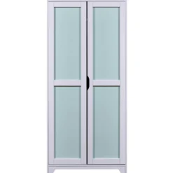 Kindergarderobe Prati Salvia | 92 x 59,5 x 205 | Spanplatte Holz | Mehrfarbig