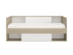 Kinder- und Jugendbett mit Stauraum Alicia | 90 x 200 cm | Design Châtaignier