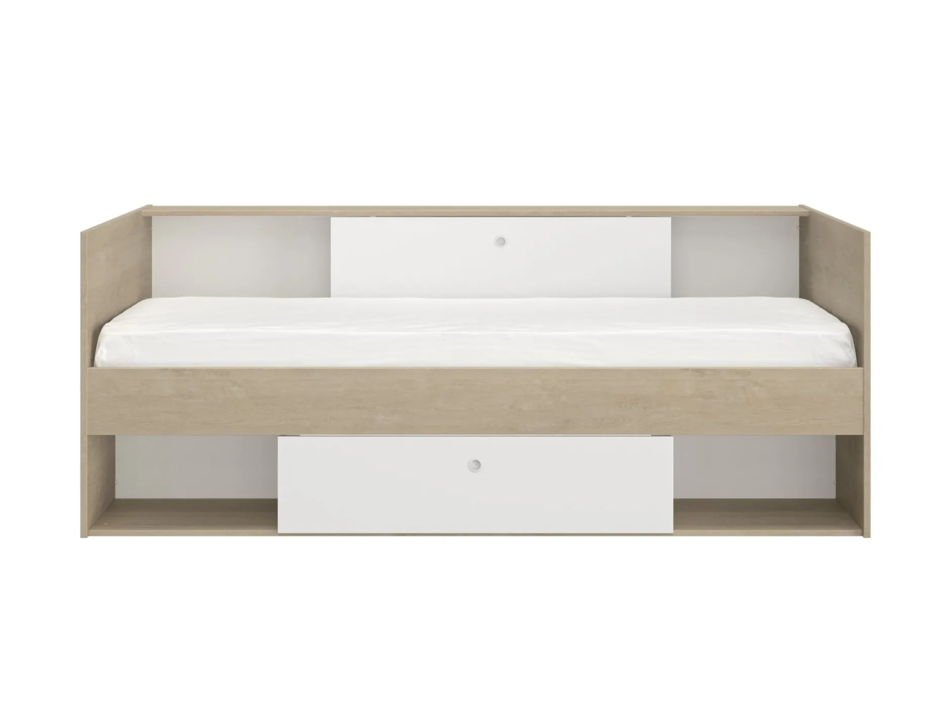 Kinder- und Jugendbett mit Stauraum Alicia | 90 x 200 cm | Design Châtaignier